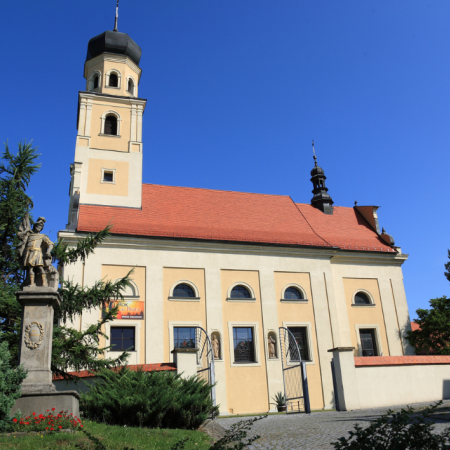 Church and crypts in Tworków