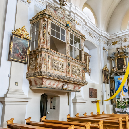 Church and crypts in Tworków